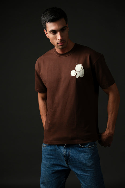 Space Man Oversized Graphic Unisex T-shirt