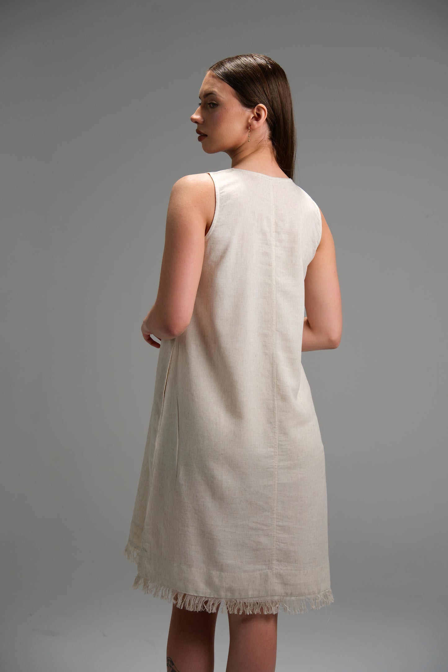 Luna Linen Shift Dress