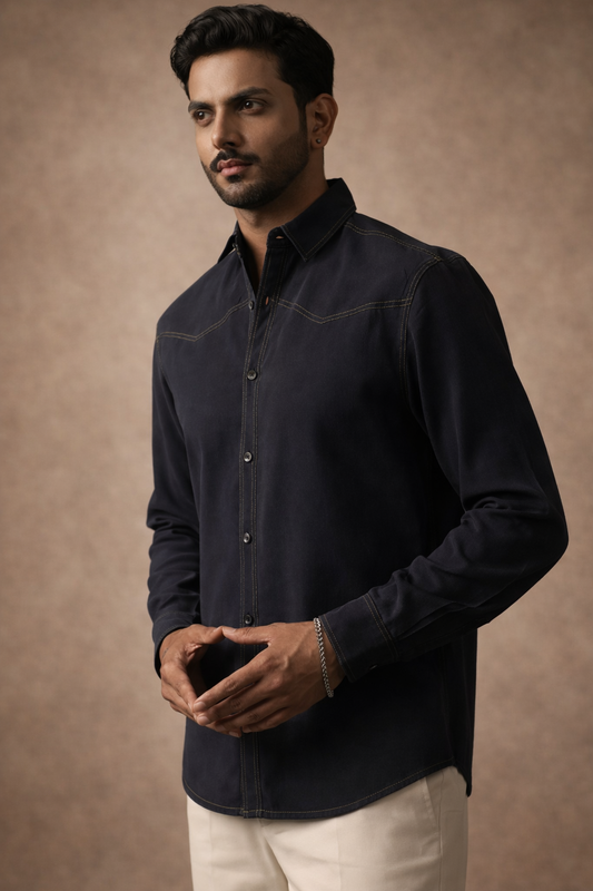 Denim Look Shirt