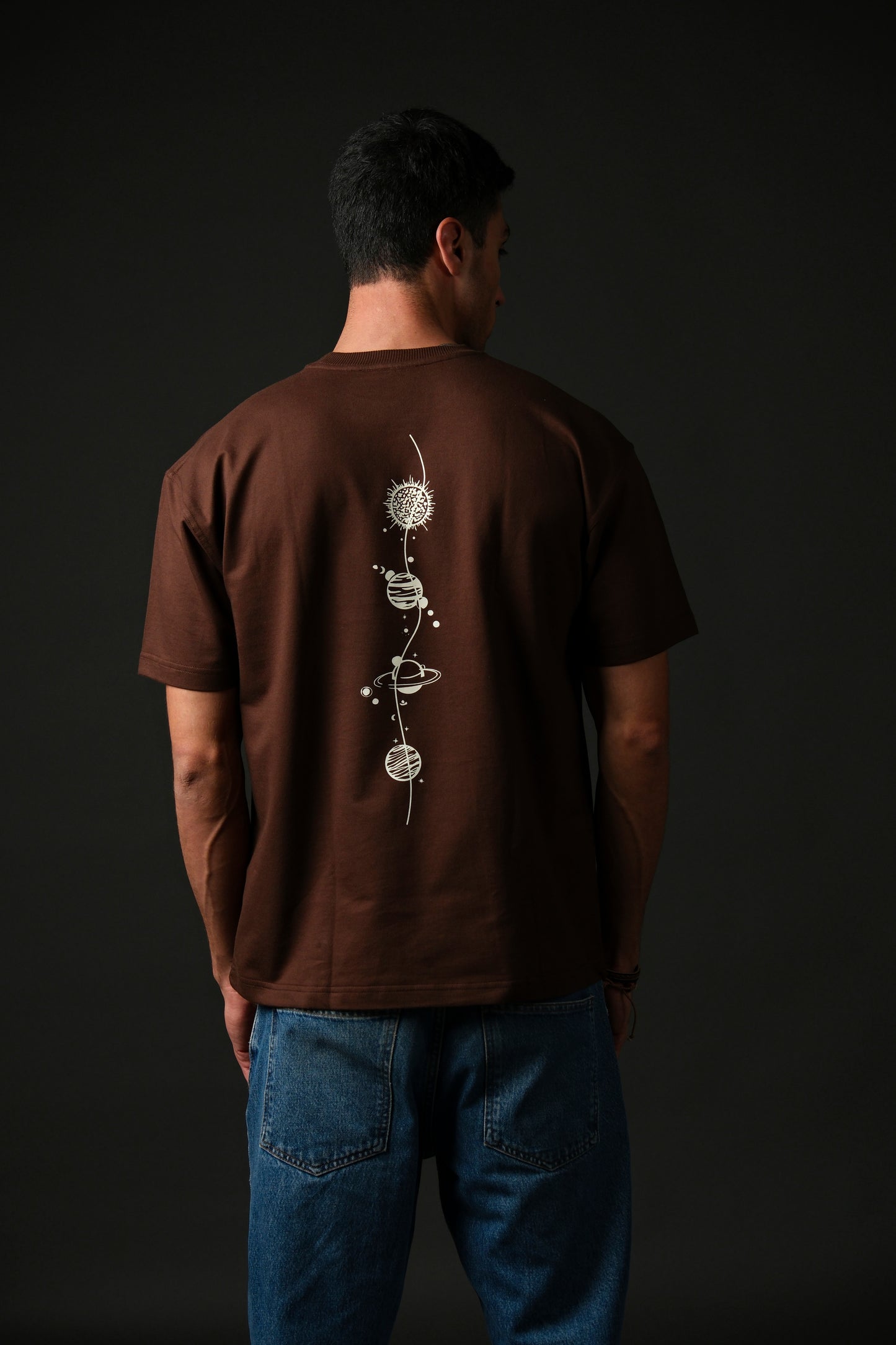 Space Man Oversized Graphic Unisex T-shirt