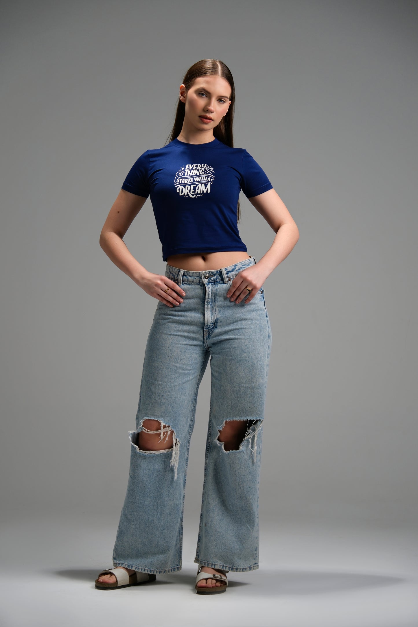 Everything Starts With Dream Crop Top