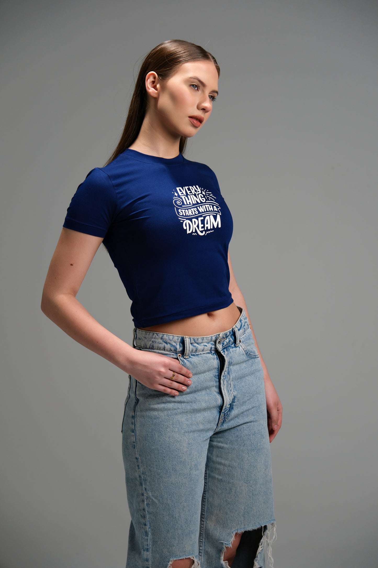 Everything Starts With Dream Crop Top