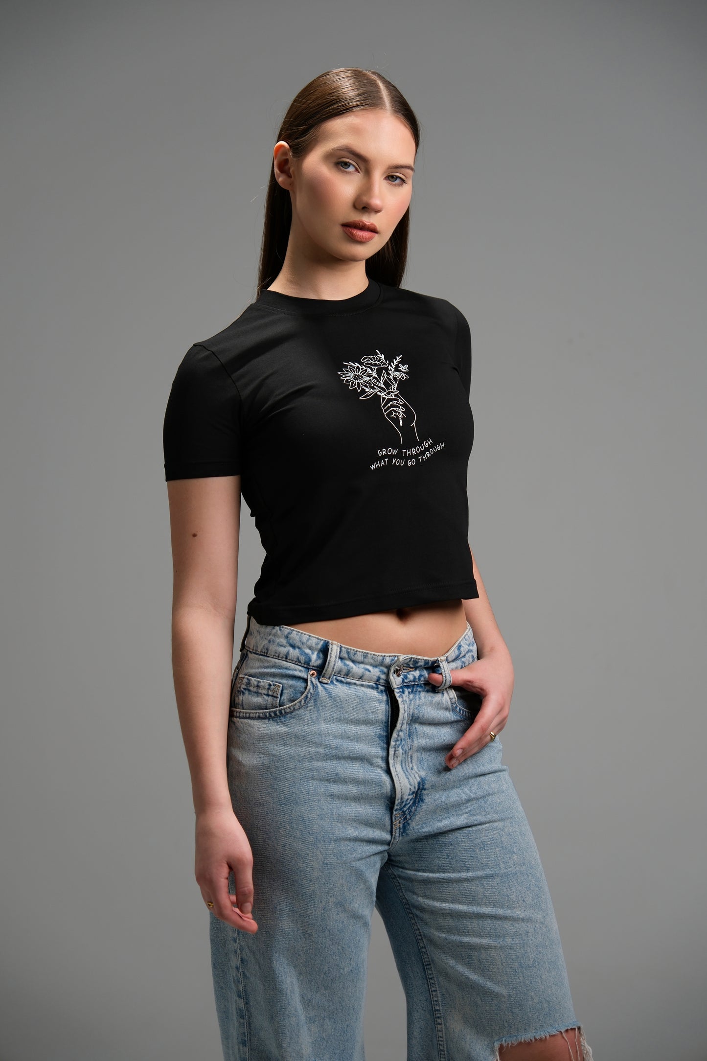 Go Through Crop Top