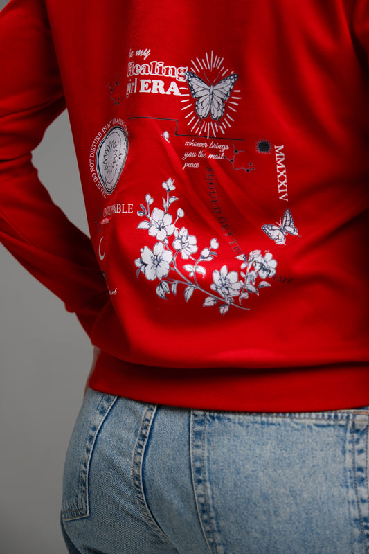 Sweetshirt Red