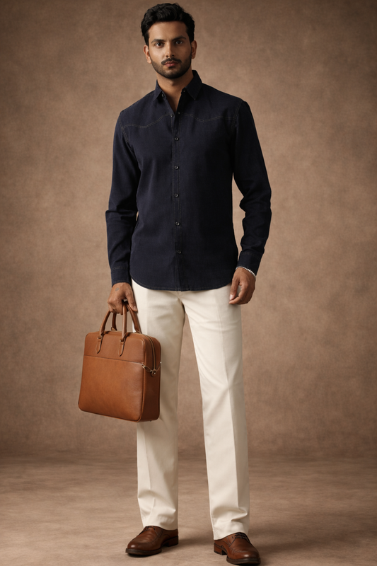 Denim Look Shirt