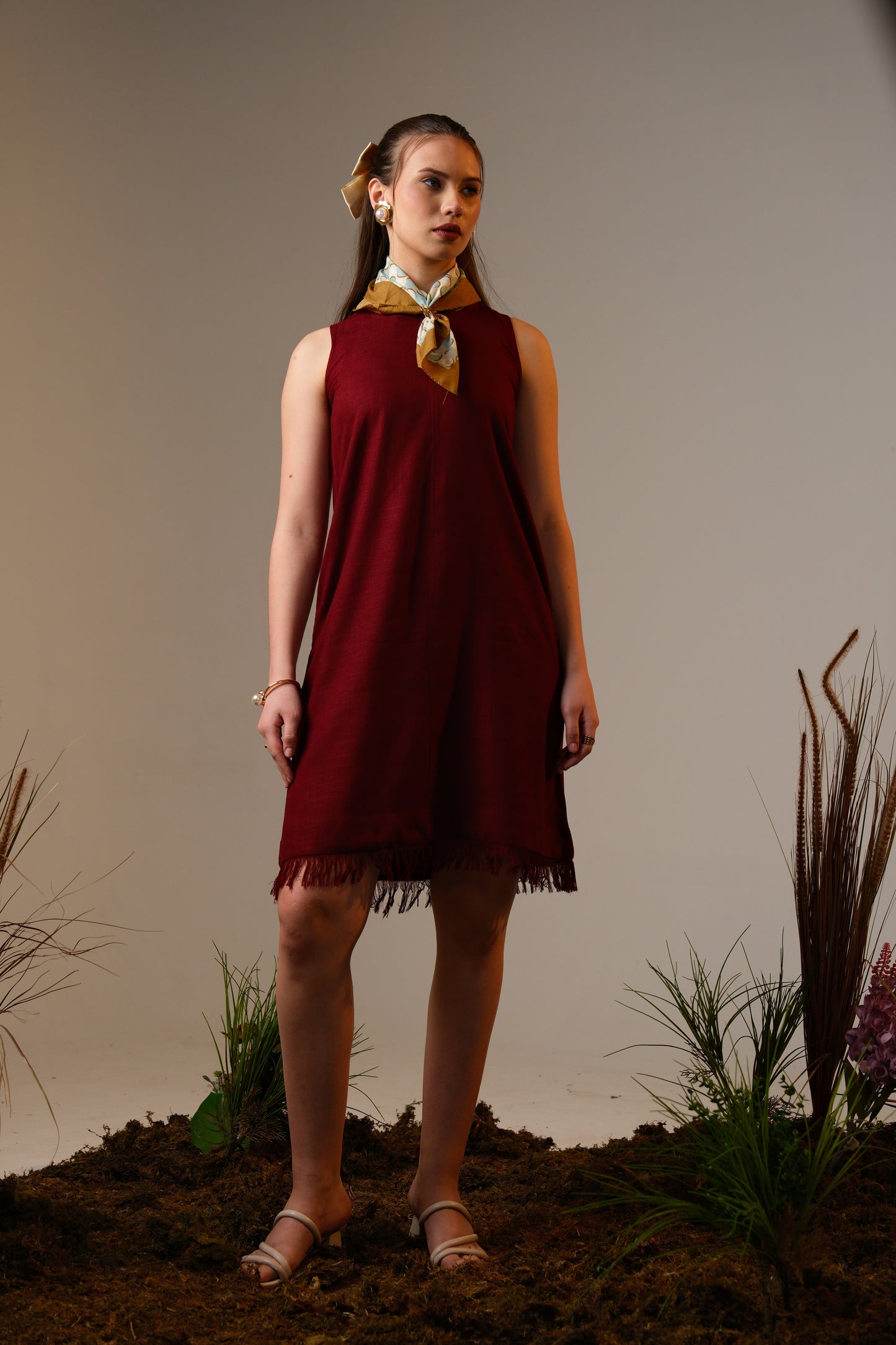 Luna Linen Shift Dress