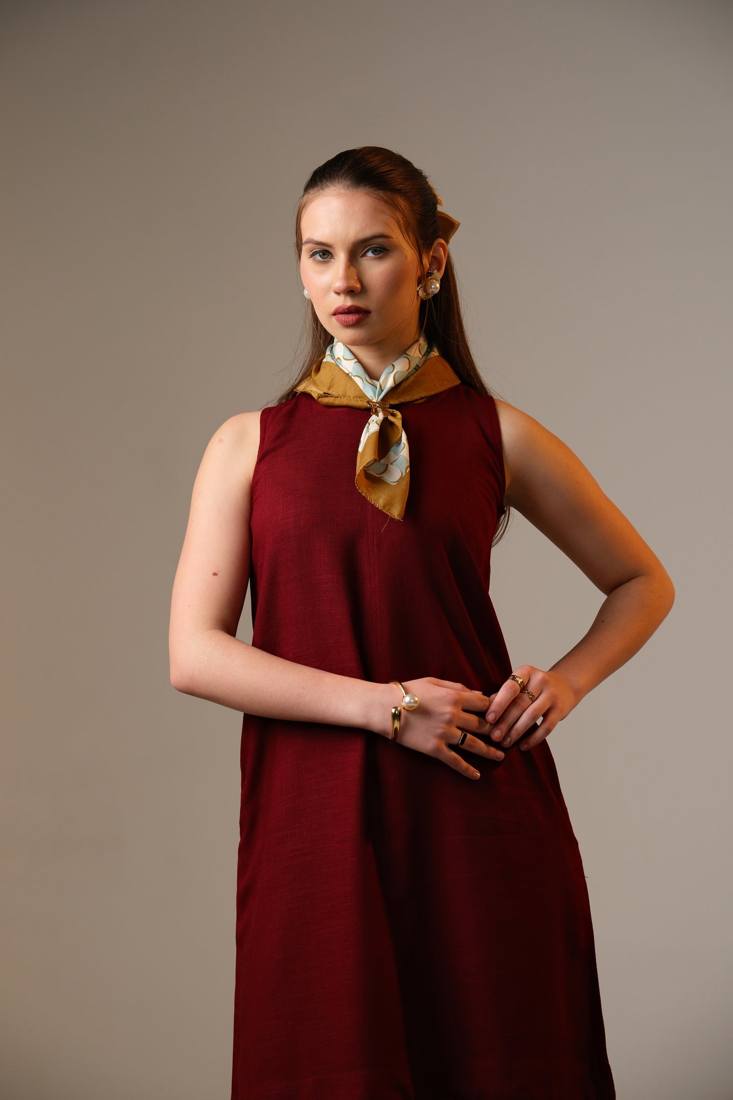 Luna Linen Shift Dress
