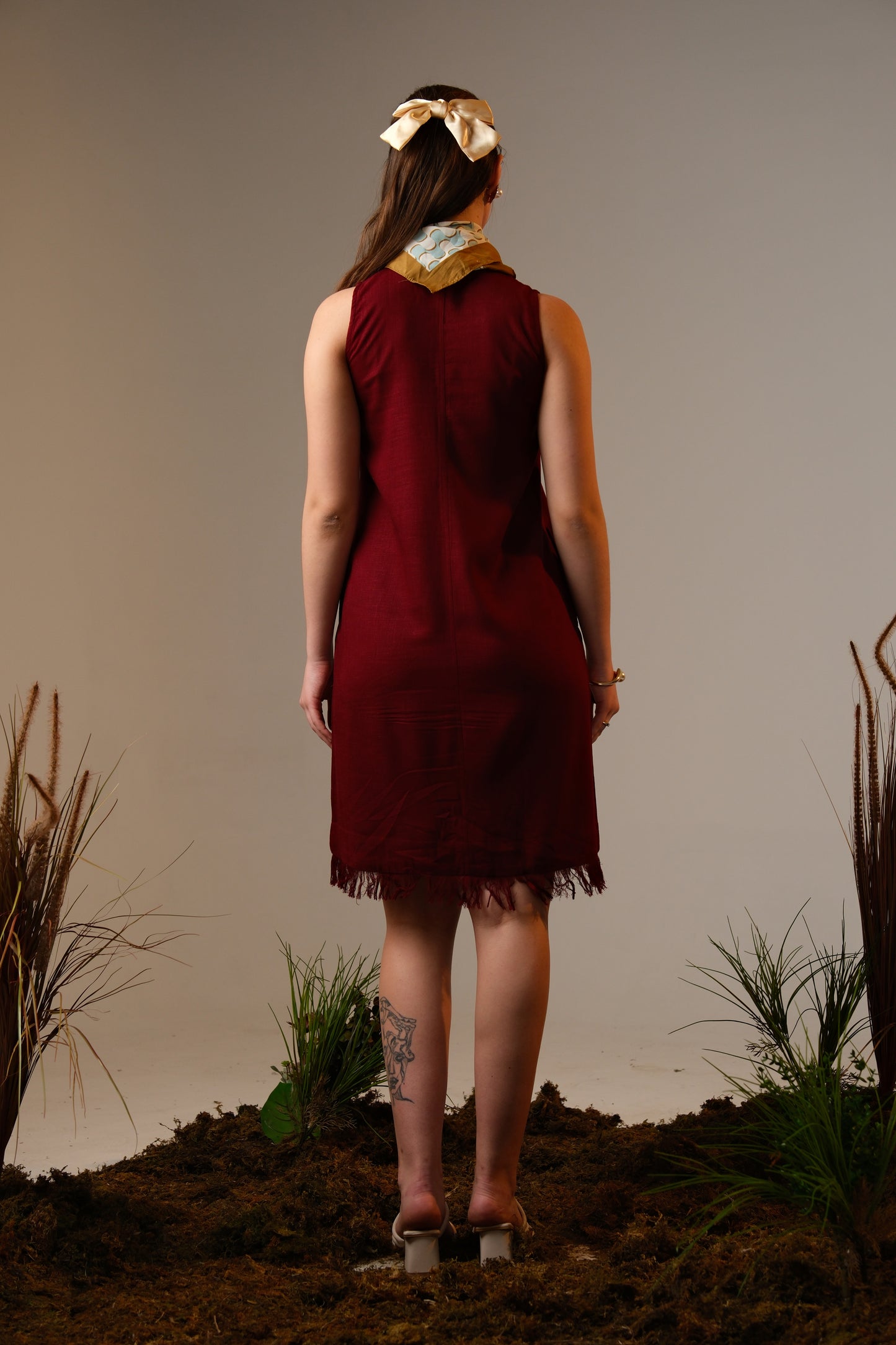 Luna Linen Shift Dress