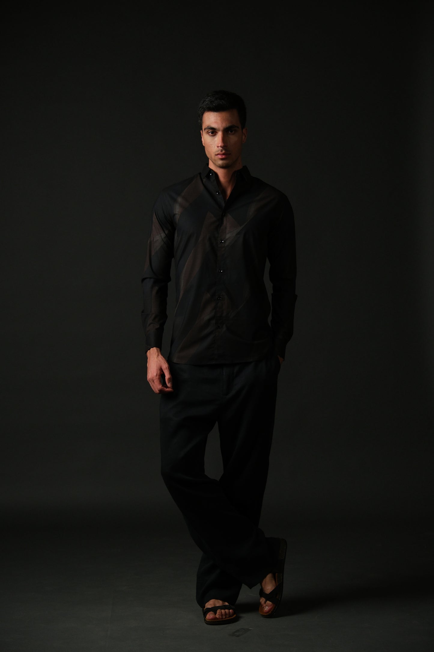 Noir Edge Solid Shirt