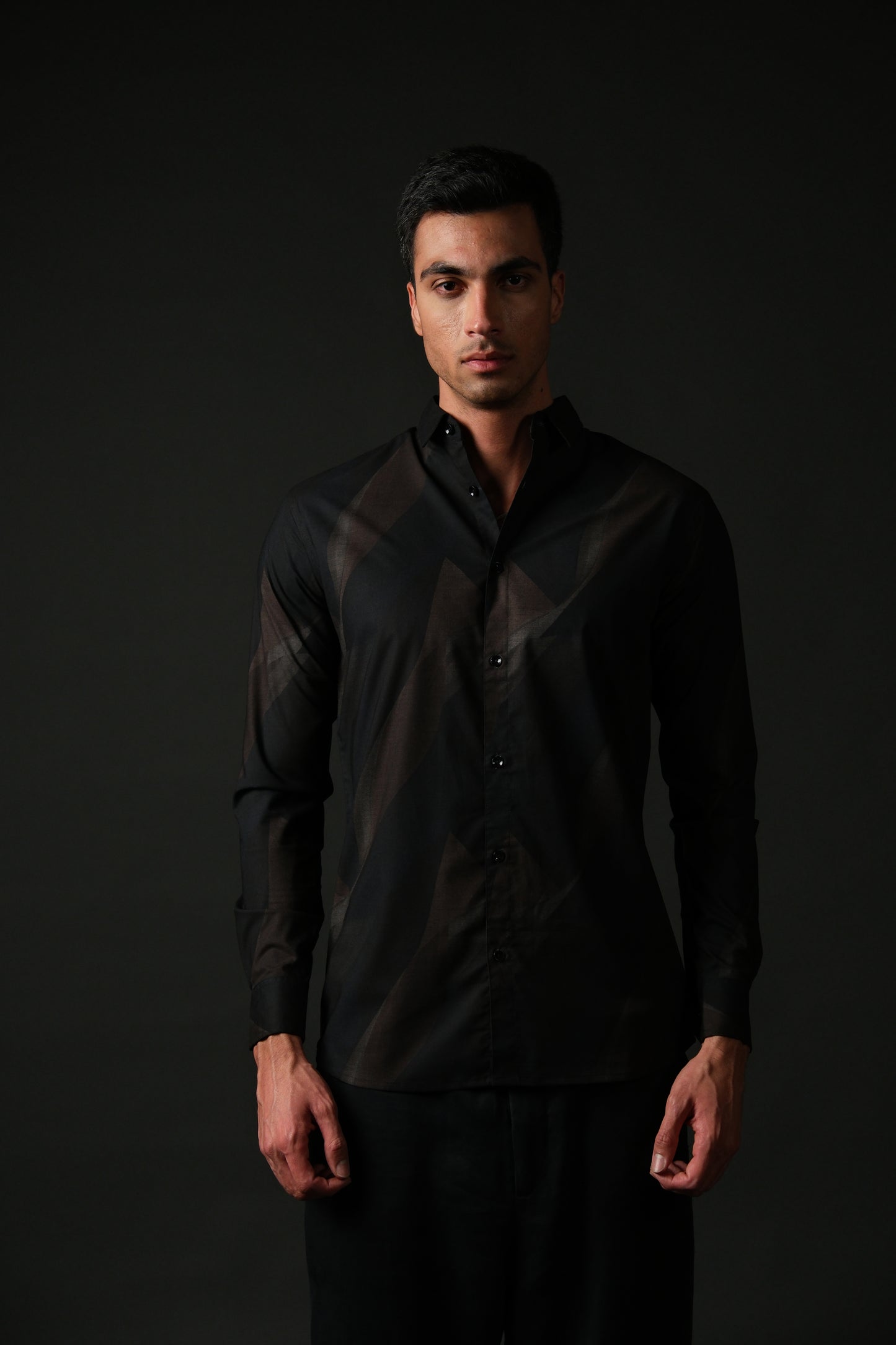 Noir Edge Solid Shirt